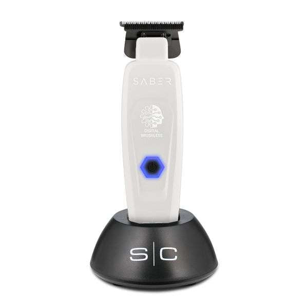 StyleCraft White Saber 2.0 Trimmer with Digital Brushless Motor
