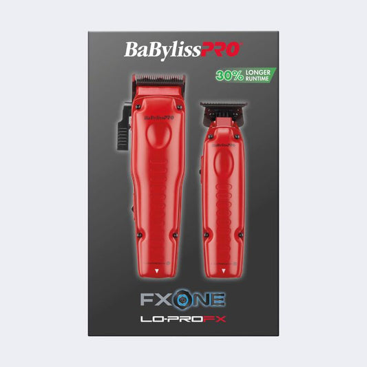 Babyliss FXone LoPro Combo Rojo (maquina y trimmer)